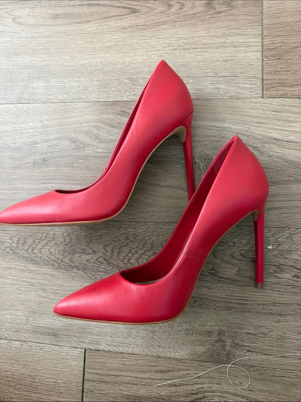 Aldo Red Pointed-Toe Stiletto Pumps